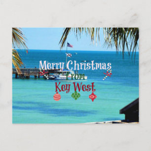 Vrolijk kerstfeest vanuit Key West Feestdagenkaart