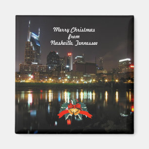 Vrolijk kerstfeest vanuit Nashville Magneet