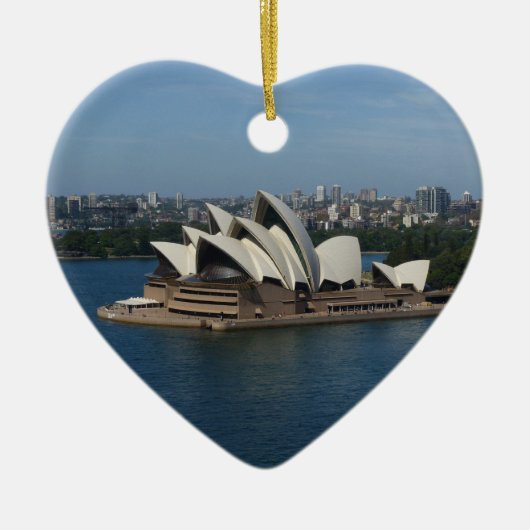 vrolijk kerstfeest vanuit Sydney Keramisch Ornament (Voorkant)