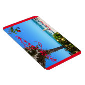 Vrolijk kerstfeest vanuit Vero Beach Florida Ocean Magneet (Rechterzijde)