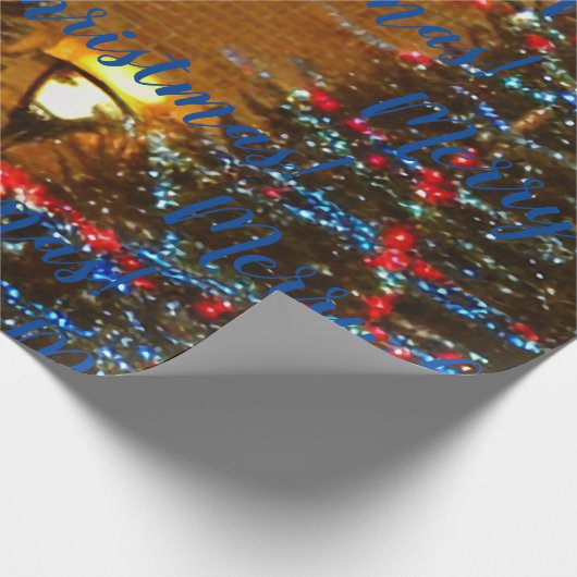 Vrolijk kerstfeest! Verpakkingspapier Cadeaupapier (Hoek)