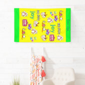 Vrolijk kerstfeest Vinyl Happy Birthday Spandoek (Insitu)