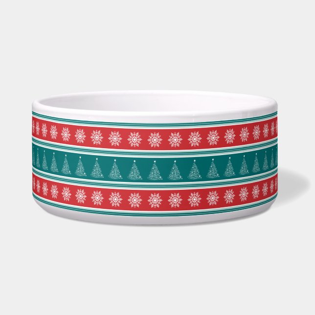 Vrolijk kerstfeest voerbakje (Voorkant)