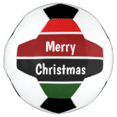 Vrolijk kerstfeest voetbal (Voorkant)