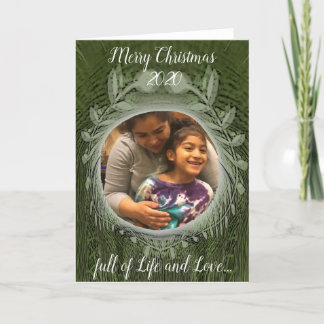 Vrolijk kerstfeest, vol leven en liefde. Holid Kaart