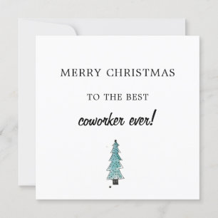 vrolijk kerstfeest voor beste collega/baas-kerstbo feestdagenkaart