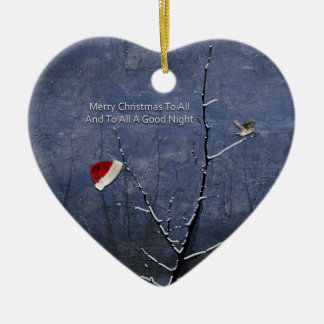 Vrolijk kerstfeest voor iedereen keramisch ornament
