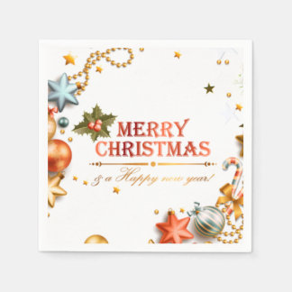 Vrolijk kerstfeest voor iedereen servet