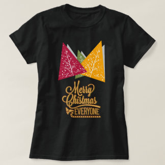 Vrolijk kerstfeest voor iedereen t-shirt