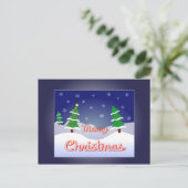 Vrolijk kerstfeest voor je! briefkaart (Staand voorkant)