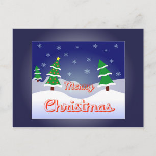 Vrolijk kerstfeest voor je! briefkaart