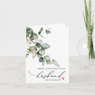 Vrolijk kerstfeest voor man van vrouw Kaart