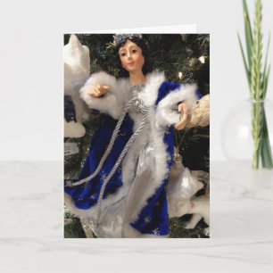 VROLIJK KERSTFEEST VOOR MIJN BIJZONDERE ENGEL FEESTDAGEN KAART