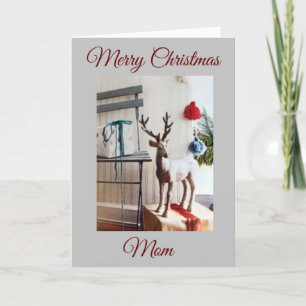 VROLIJK KERSTFEEST VOOR ***MIJN MOEDER** FEESTDAGEN KAART