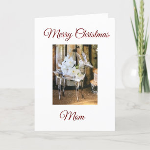 VROLIJK KERSTFEEST VOOR ***MIJN MOEDER** FEESTDAGEN KAART