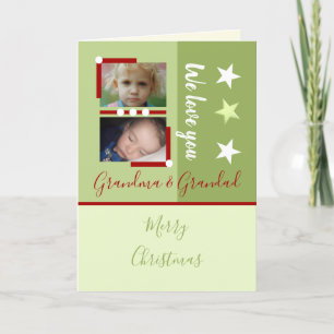 Vrolijk kerstfeest voor oma en oma feestdagen kaart