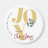 Vrolijk kerstfeest, vreugde magneet (Voorkant)