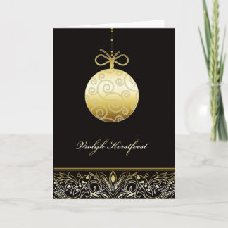 vrolijk Kerstfeest, Vrolijke Kerstmis in het Feestdagen Kaart