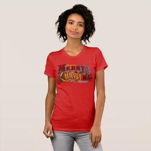 Vrolijk Kerstfeest Vrouwen Shirten T-shirt
