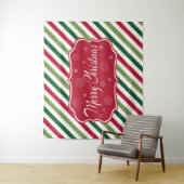 Vrolijk kerstfeest wandkleed (In situ)
