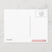 Vrolijk kerstfeest Wens dat je hier was Briefkaart (Achterkant)