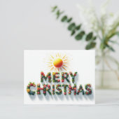 Vrolijk kerstfeest Wenskaarten Briefkaart (Staand voorkant)