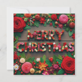 Vrolijk kerstfeest Wenskaarten Kaart