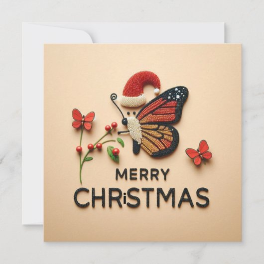 Vrolijk kerstfeest Wenskaarten Kaart (Voorkant)