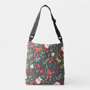 Vrolijk kerstfeest Whimsy Crossbody Tas