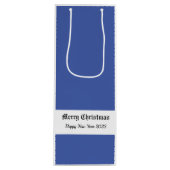 Vrolijk kerstfeest! wijn cadeautas (Voorkant)