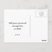 Vrolijk Kerstfeest Winter Robin briefkaart (Achterkant)