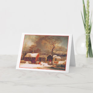 Vrolijk Kerstfeest Winter Scene van Durrie Feestdagen Kaart