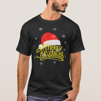 Vrolijk kerstfeest XMas Santa Claus Pet Pet Snowfl T-shirt