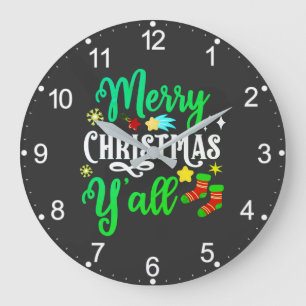 Vrolijk kerstfeest Y'all-85918 Grote Klok
