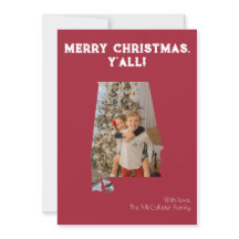 Vrolijk Kerstfeest Y'all Crimson Alabama State Fot