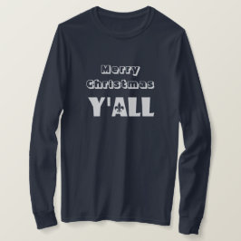 Vrolijk kerstfeest Y'all Fleur-de-Lis Louisiana Sh T-shirt