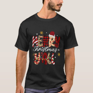 Vrolijk Kerstfeest Y'all Kerst Xmas Mannen Vrouwen T-shirt