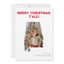 Vrolijk kerstfeest Y'all Red Alabama State Foto