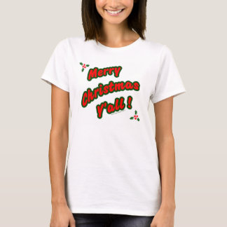 Vrolijk kerstfeest Y'all T-shirt