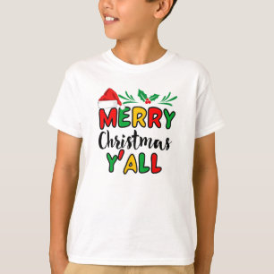 Vrolijk kerstfeest Y'all T-Shirt