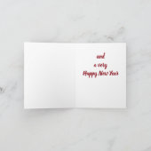 VROLIJK KERSTFEEST **** ZUSTER **** FEESTDAGEN KAART (Binnen)