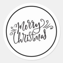 Vrolijk kerstfeest zwart-wit