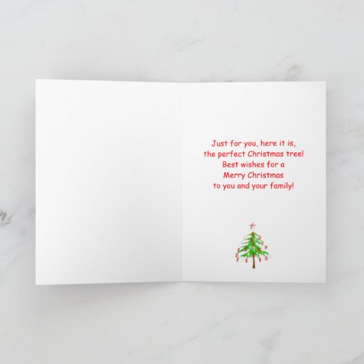 Vrolijk kerstgeld voor de baas feestdagen kaart (Binnen)