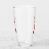 Vrolijk kerstgenoom in Stocking Candy Canes Glas (Rechts)