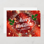 Vrolijk kerstglitter (Voorkant / Achterkant)