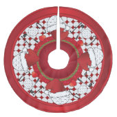 Vrolijk kerstgolf-overs kerstboom rok (Voorkant)