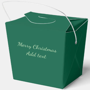 Vrolijk Kerstgroen vlakte solo achtergrond vakanti Bedankdoosjes
