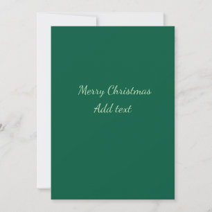 Vrolijk Kerstgroen vlakte solo achtergrond vakanti Kaart