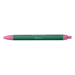 Vrolijk Kerstgroen vlakte solo achtergrond vakanti Zwarte Inkt Pen
