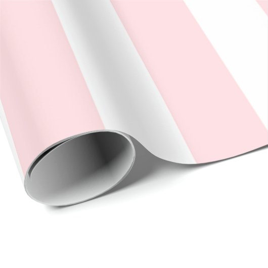 Vrolijk kerstinpakken roze & witte streep Santa Cadeaupapier (Rol Hoek)